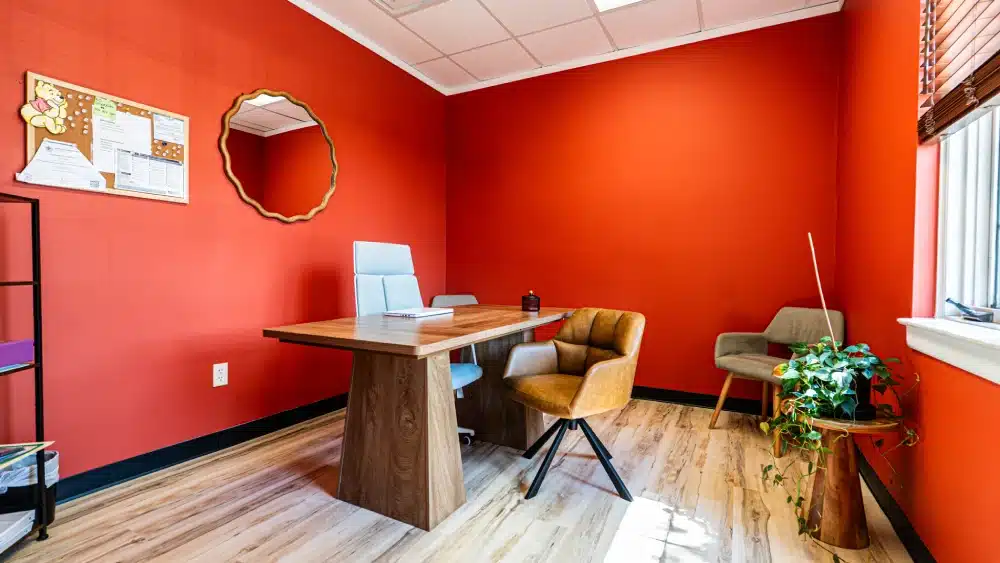 Private therapy room at Villa Wellness Center