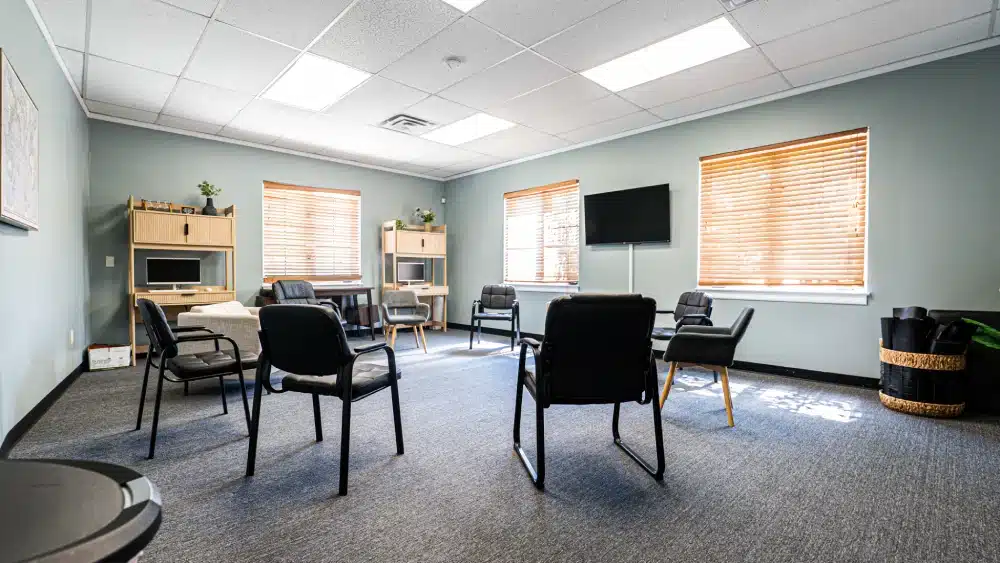 Quiet seating area at Villa Wellness Center